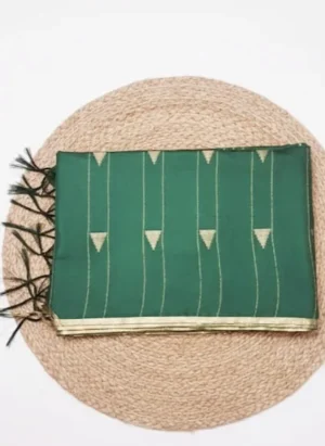 Green - Bhagalpuri Ghicha Silk Saree