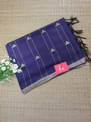 Purple - Bhagalpuri Ghicha Tussar Silk Saree
