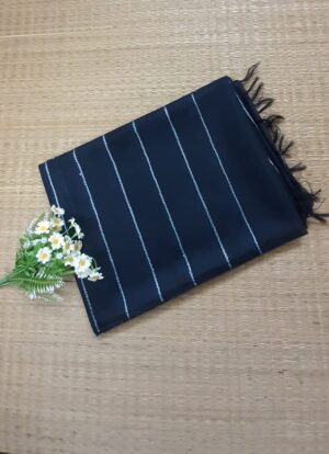 Black - Bhagalpuri Ghicha Tussar Silk Saree